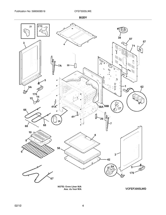 Diagram for CFEF3005LWE