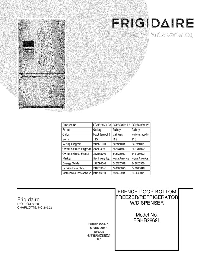 Diagram for FGHB2869LE8