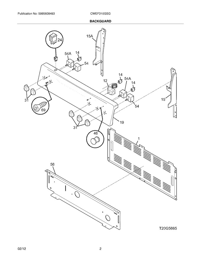 Diagram for CWEF310GSG