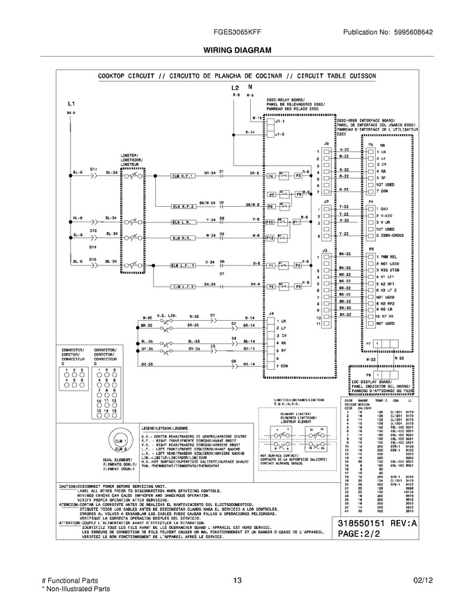 Diagram for FGES3065KFF