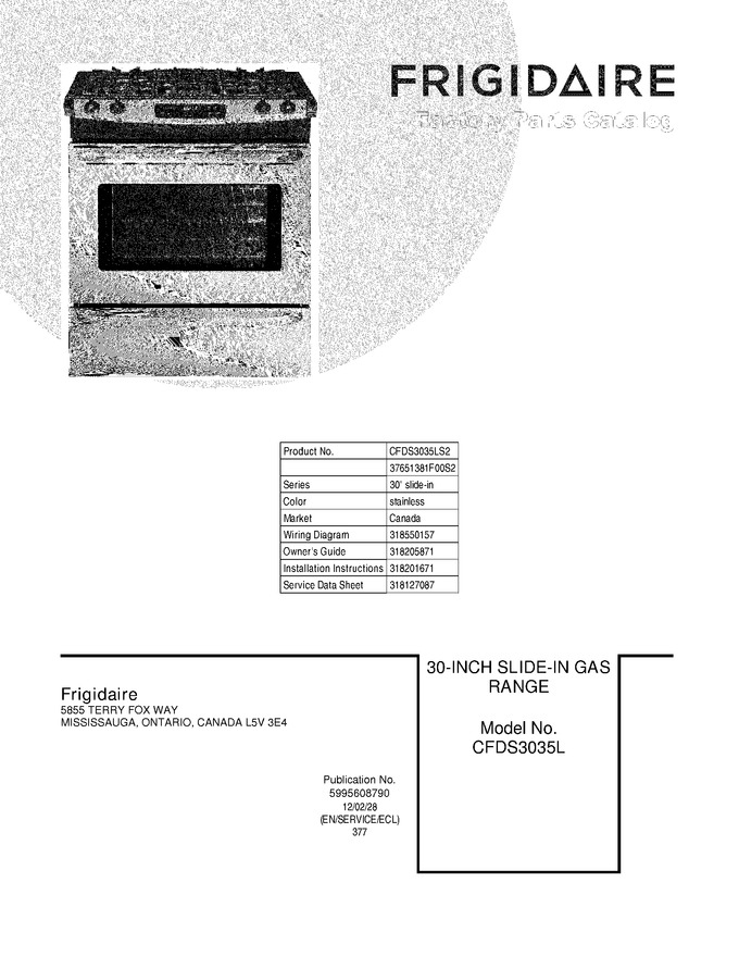 Diagram for CFDS3035LS2
