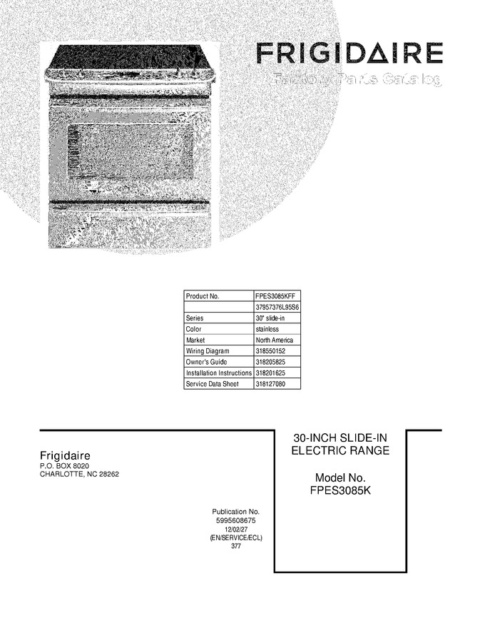 Diagram for FPES3085KFF