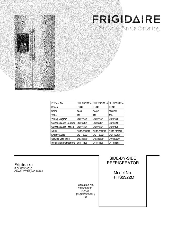 Diagram for FFHS2322MS4