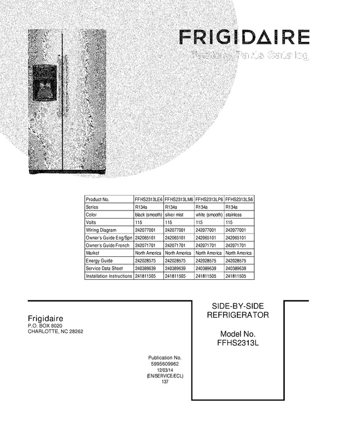 Diagram for FFHS2313LE6