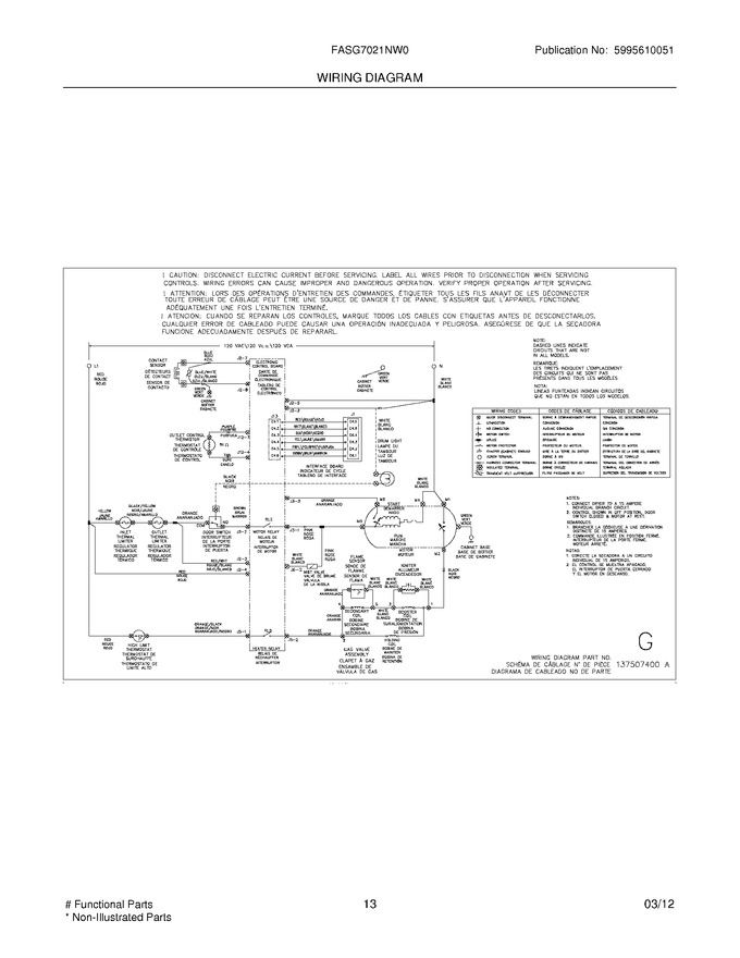 Diagram for FASG7021NW0