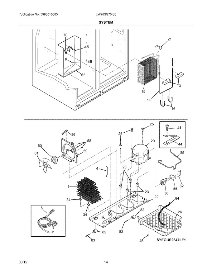 Diagram for EW26SS70IS6