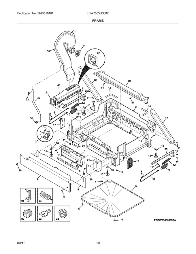 Diagram for EDW7505HSS1B
