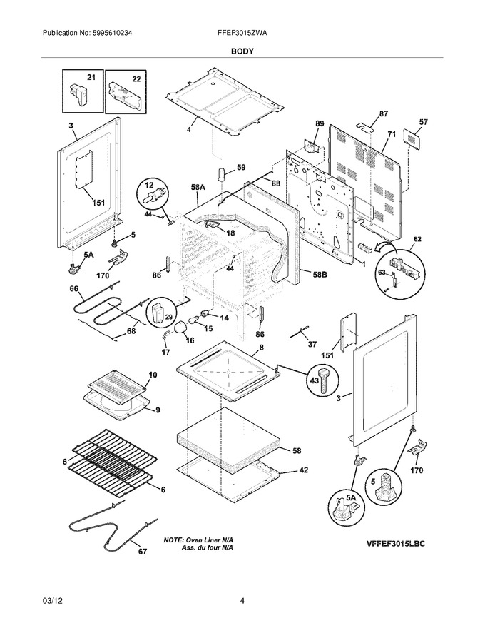 Diagram for FFEF3015ZWA
