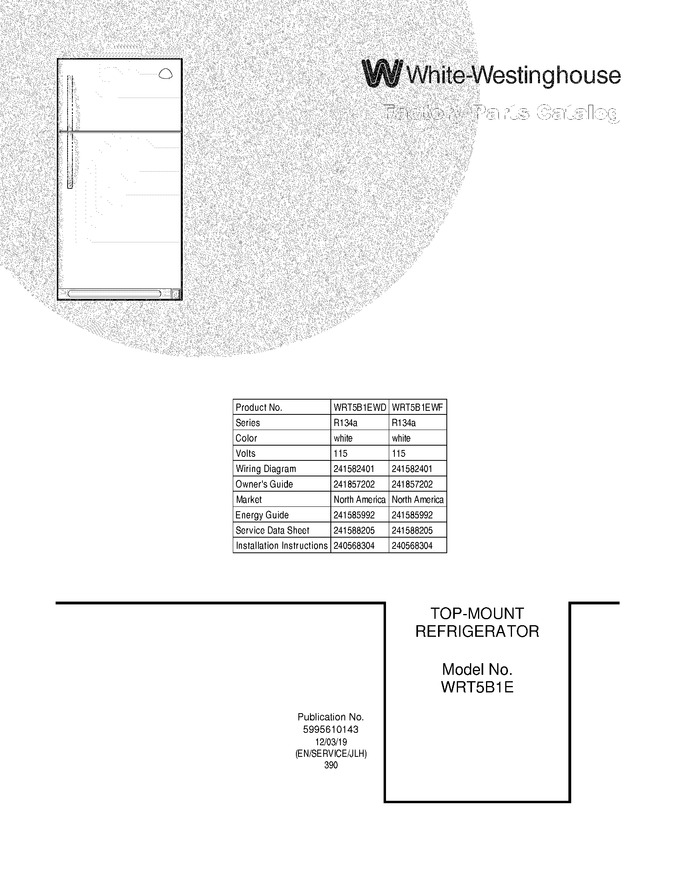 Diagram for WRT5B1EWD