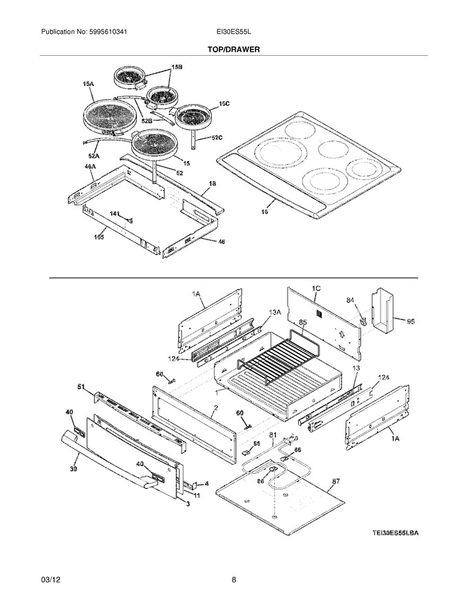 Diagram for EI30ES55LWA