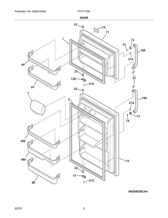 Diagram for FFHT1725LKB
