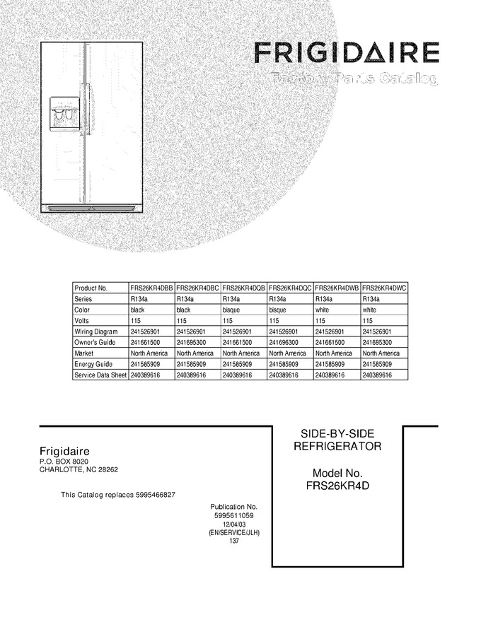 Diagram for FRS26KR4DQC