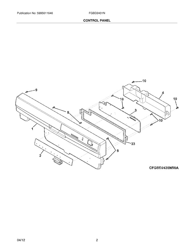 Diagram for FGBD2431NW0A