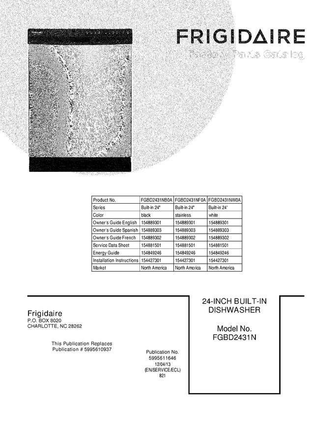 Diagram for FGBD2431NW0A