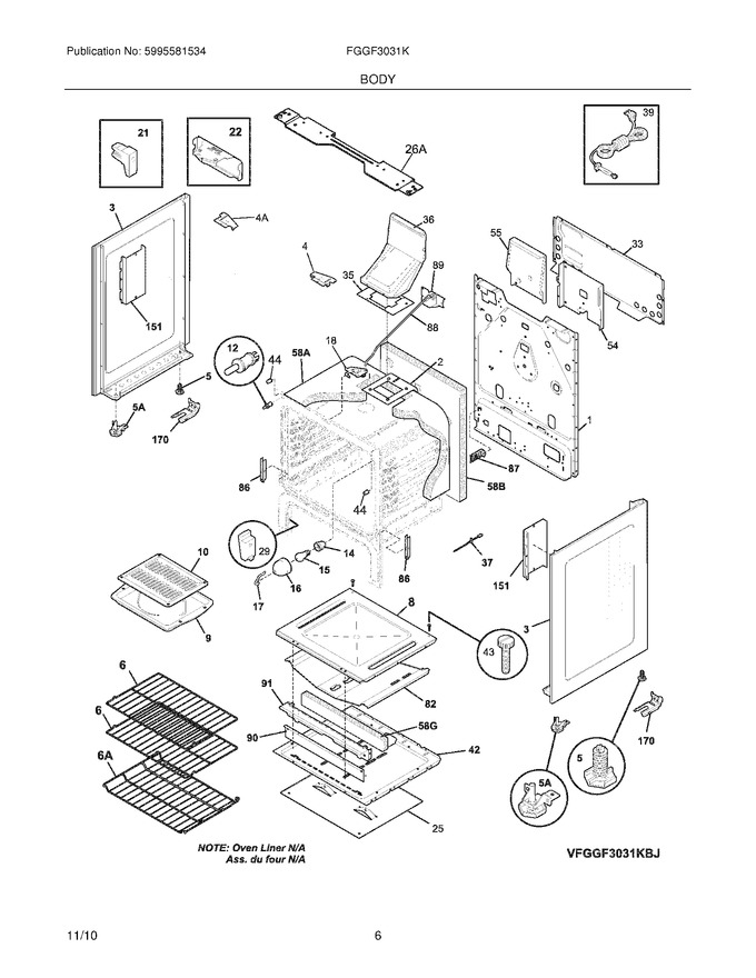 Diagram for FGGF3031KBJ