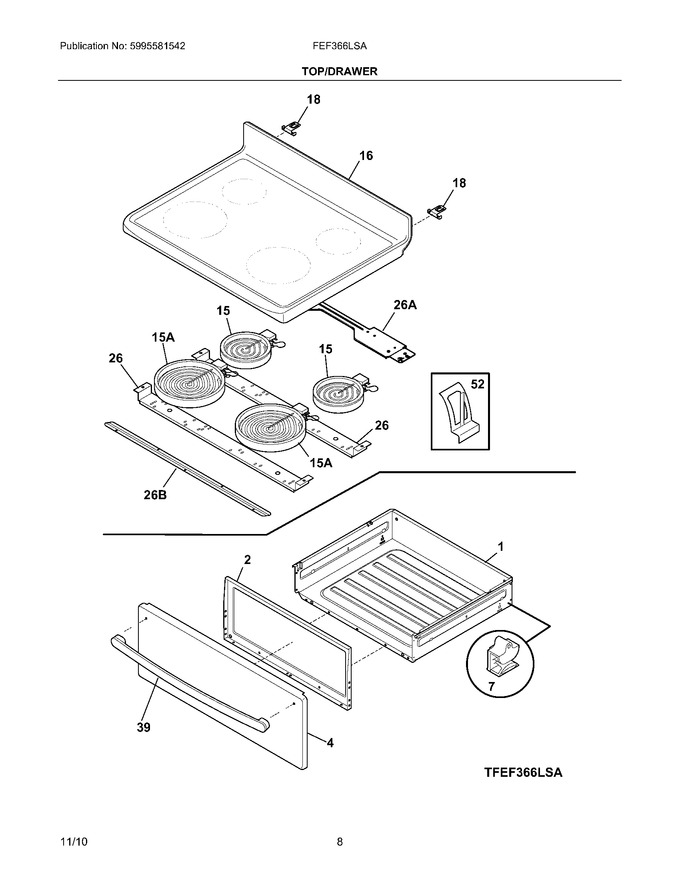 Diagram for FEF366LSA