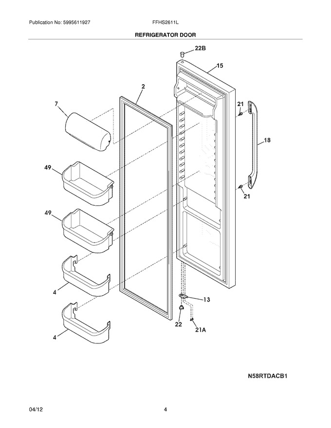 Diagram for FFHS2611LB5