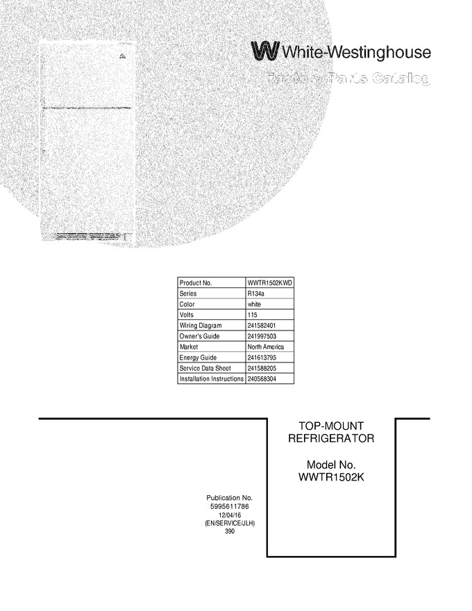 Diagram for WWTR1502KWD