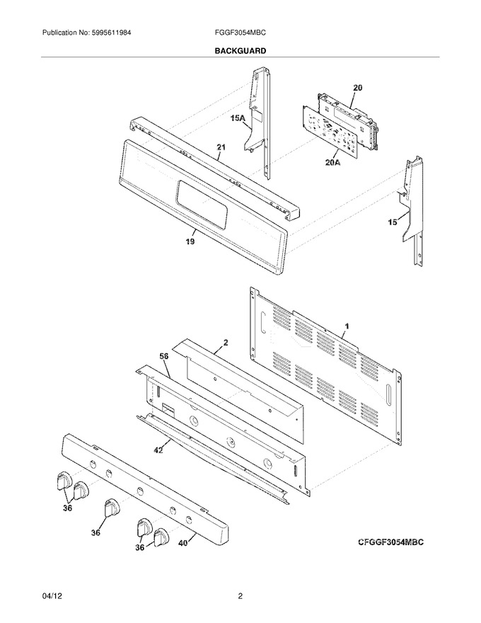 Diagram for FGGF3054MBC