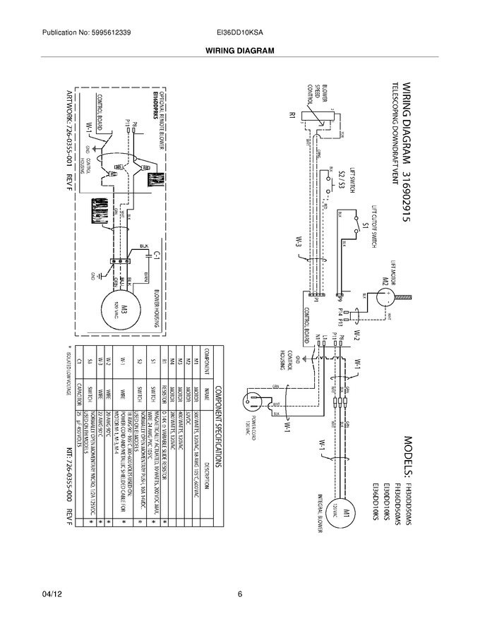 Diagram for EI36DD10KSA