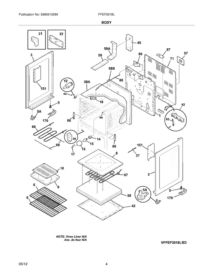 Diagram for FFEF3018LWF