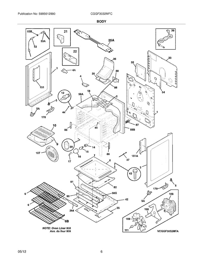Diagram for CGGF3032MFC