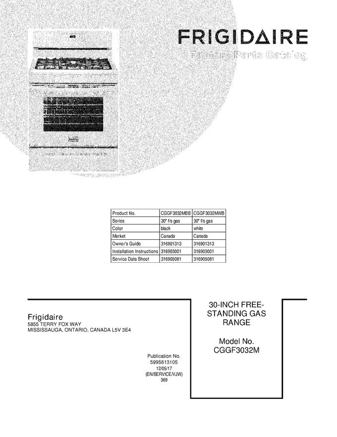 Diagram for CGGF3032MWB