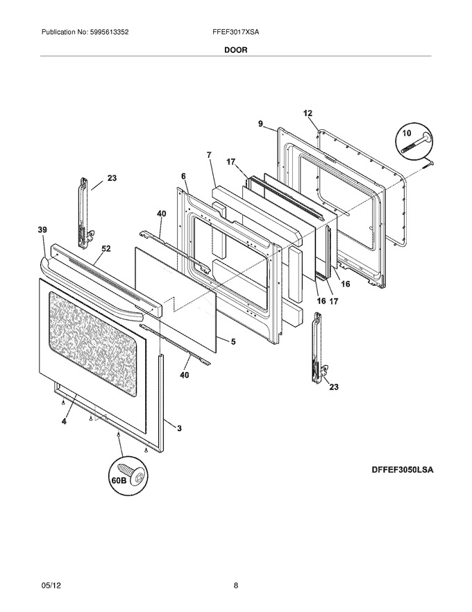 Diagram for FFEF3017XSA