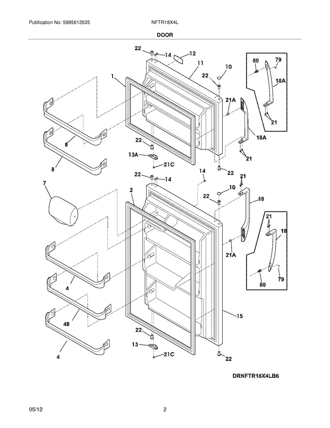 Diagram for NFTR18X4LS8