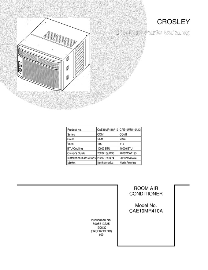 Diagram for CAE10MR410A12