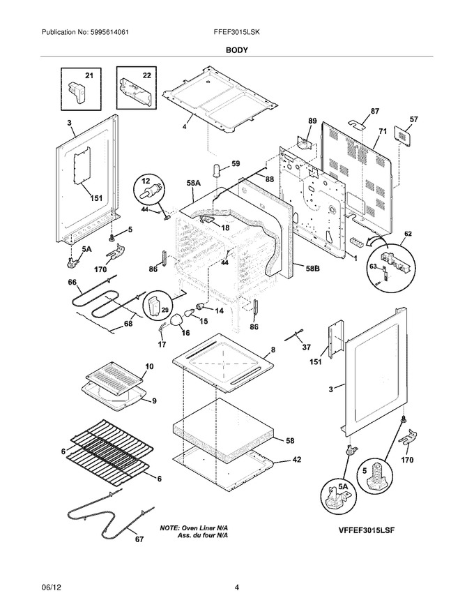 Diagram for FFEF3015LSK