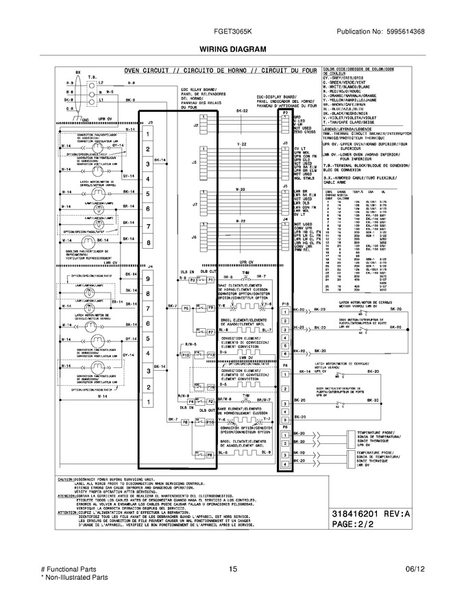 Diagram for FGET3065KBB