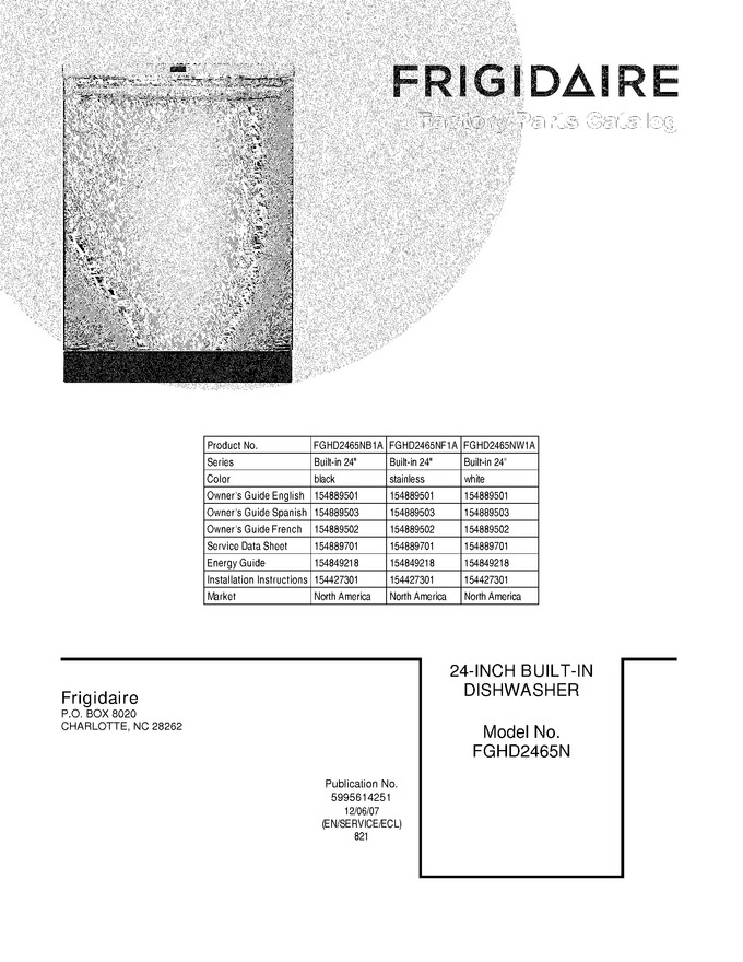 Diagram for FGHD2465NF1A