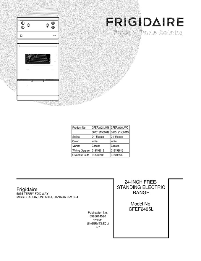 Diagram for CFEF2405LWB