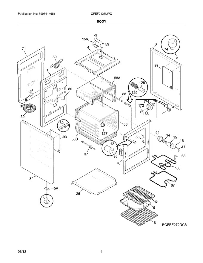 Diagram for CFEF2425LWC