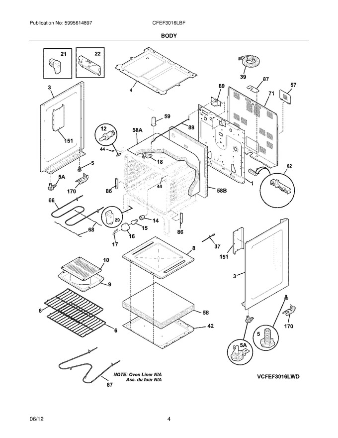 Diagram for CFEF3016LBF