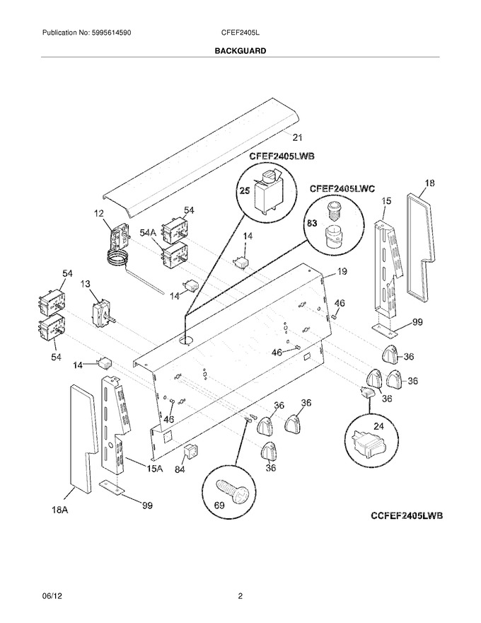 Diagram for CFEF2405LWB