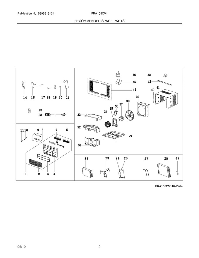 Diagram for FRA105CV111