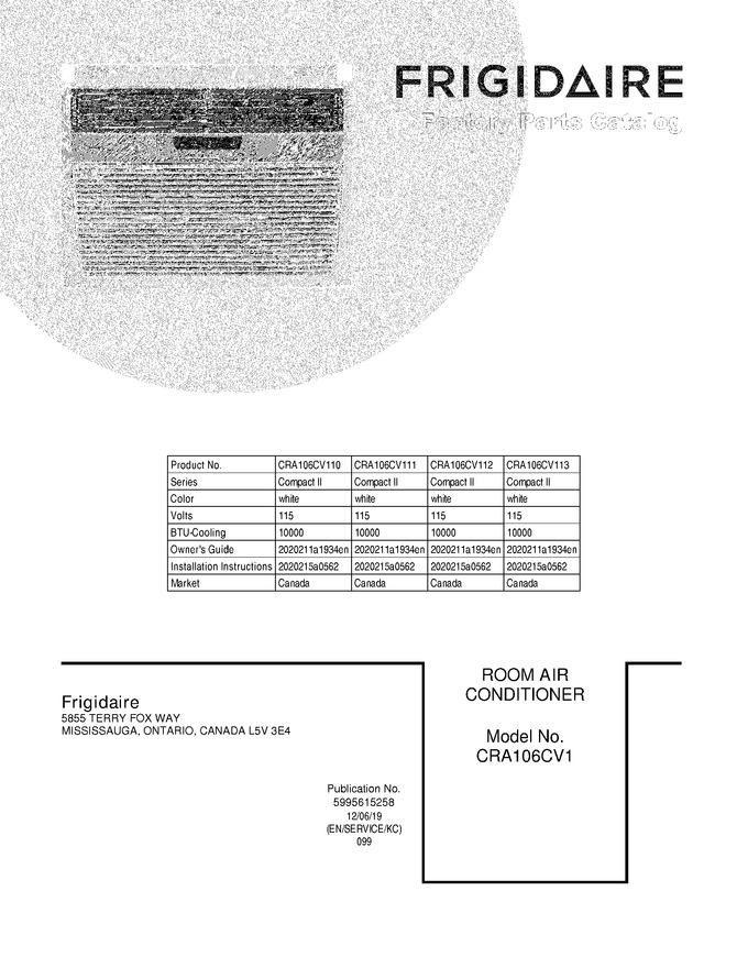 Diagram for CRA106CV110