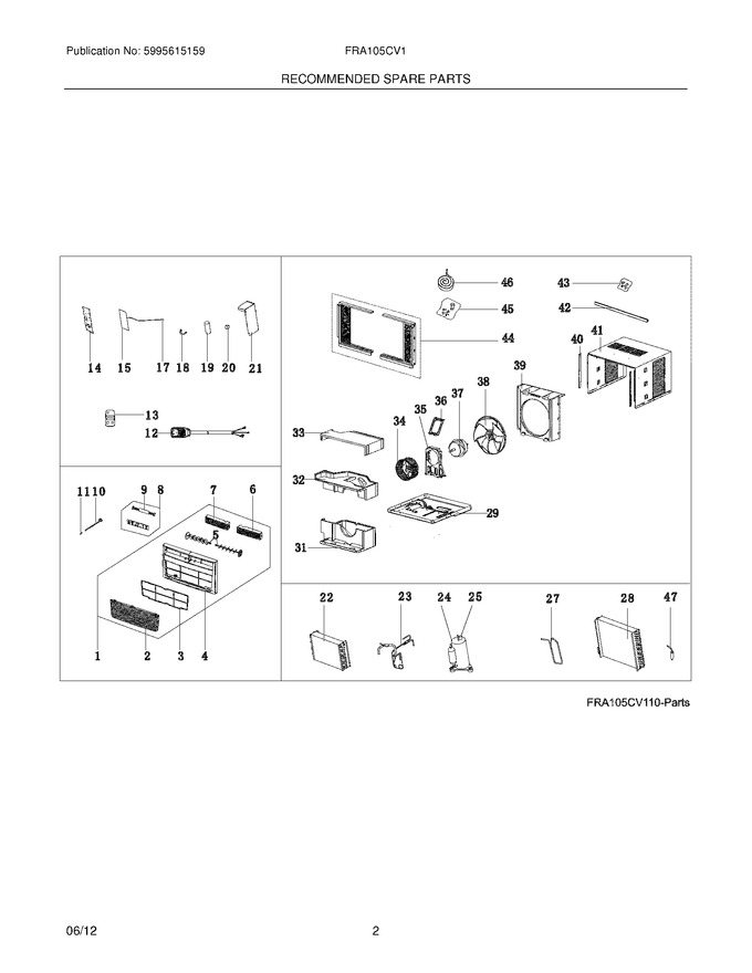 Diagram for FRA105CV117