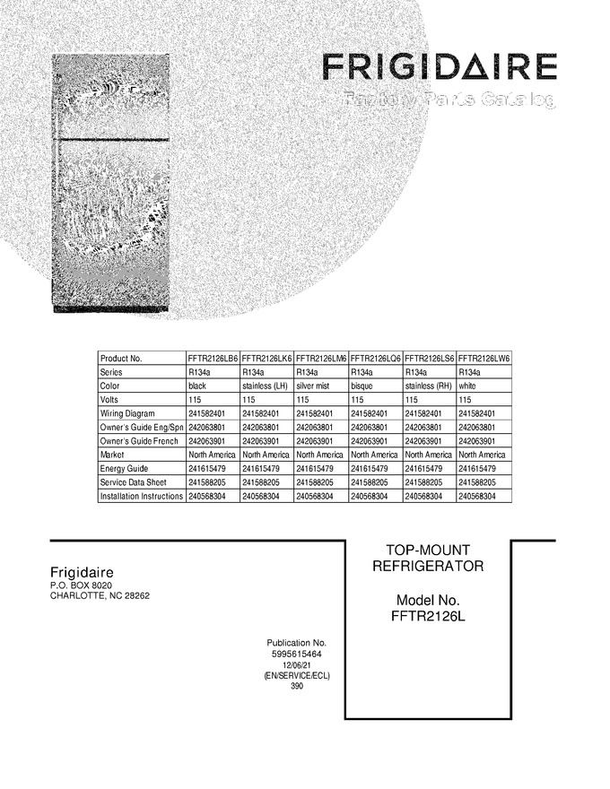 Diagram for FFTR2126LS6