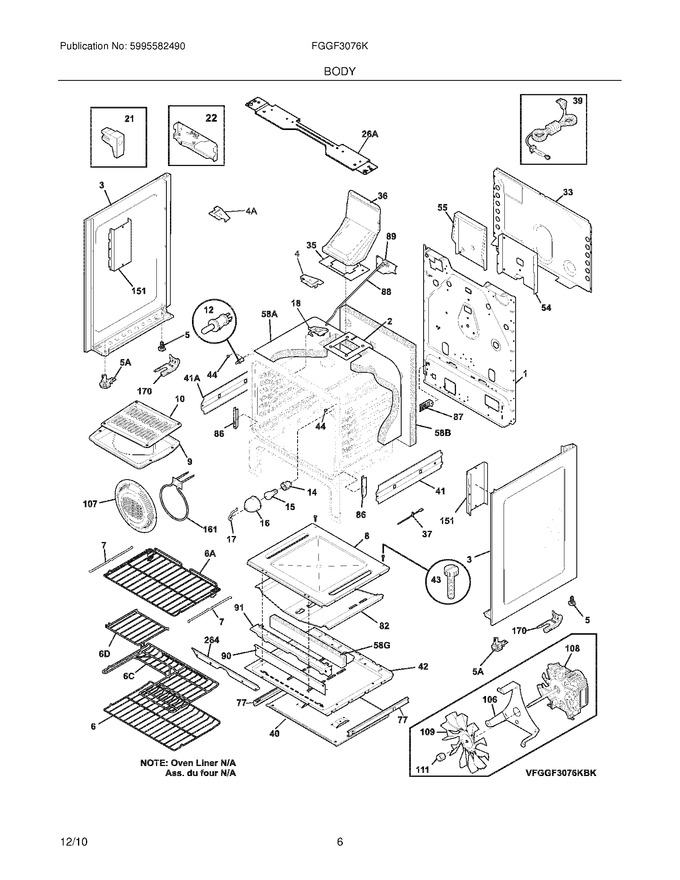 Diagram for FGGF3076KWK