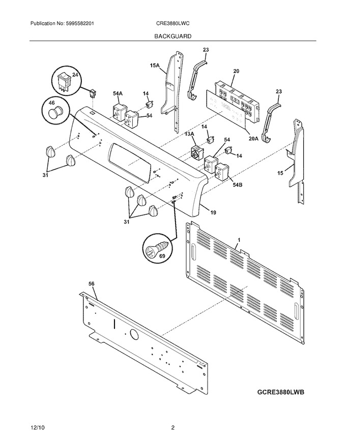 Diagram for CRE3880LWC