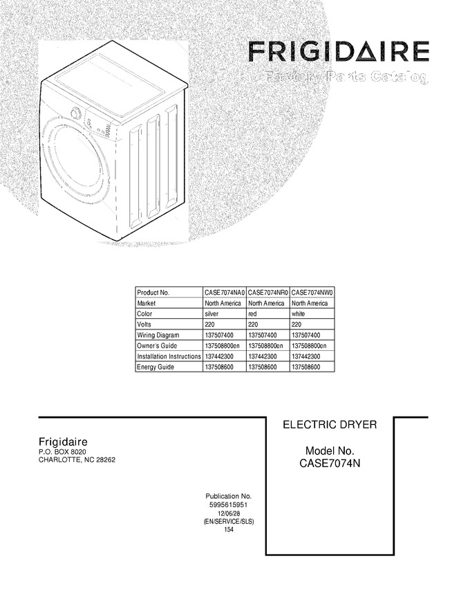 Diagram for CASE7074NW0