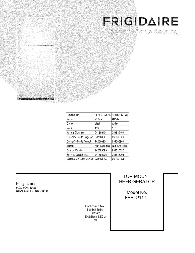 Diagram for FFHT2117LW6