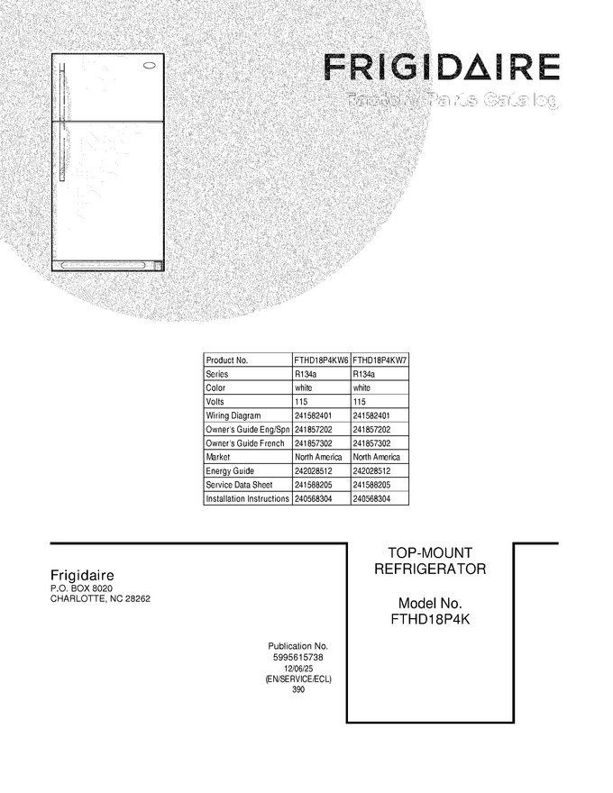 Diagram for FTHD18P4KW6