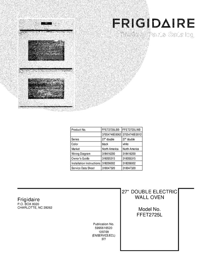 Diagram for FFET2725LWB
