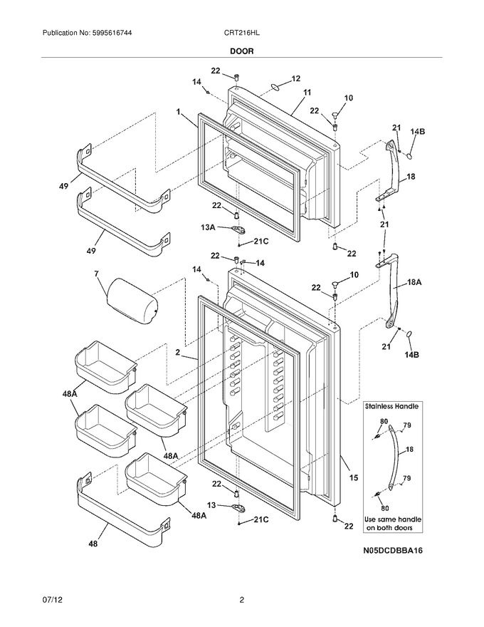 Diagram for CRT216HLB6