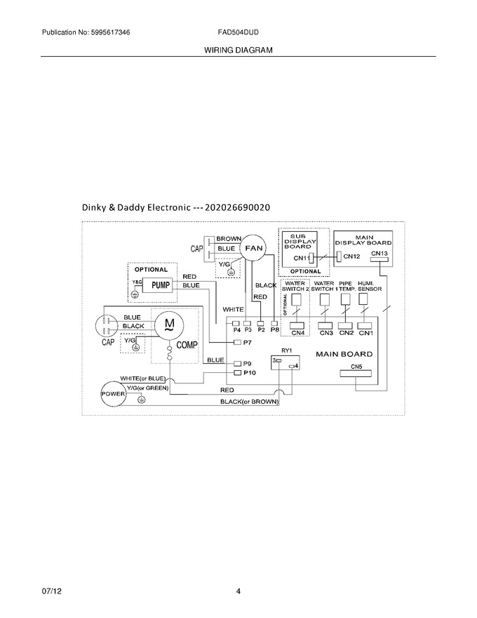Diagram for FAD504DUD12
