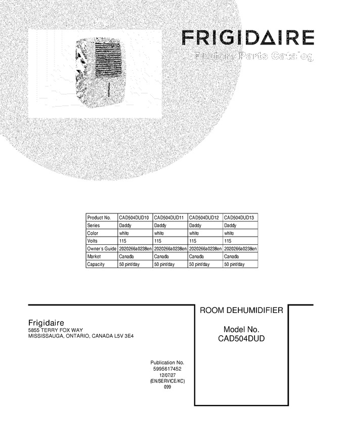Diagram for CAD504DUD12
